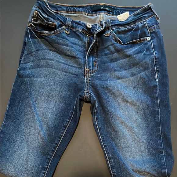 KanCan Denim - KanCan Blue Skinny Jeans with Stretch and Faded Wash